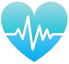 Heart illustration for blood pressure medical check